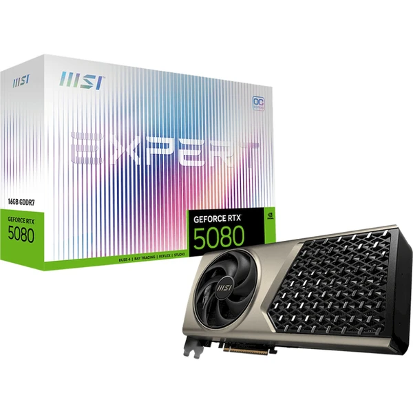 MSI NVIDIA GeForce RTX 5080 16G EXPERT OC - Grafické karty - Obrázok WU7L000K01