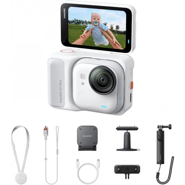 Insta360 GO Ultra Creator Bundle akčná kamera biela - Kamery - Hlavný obrázok
