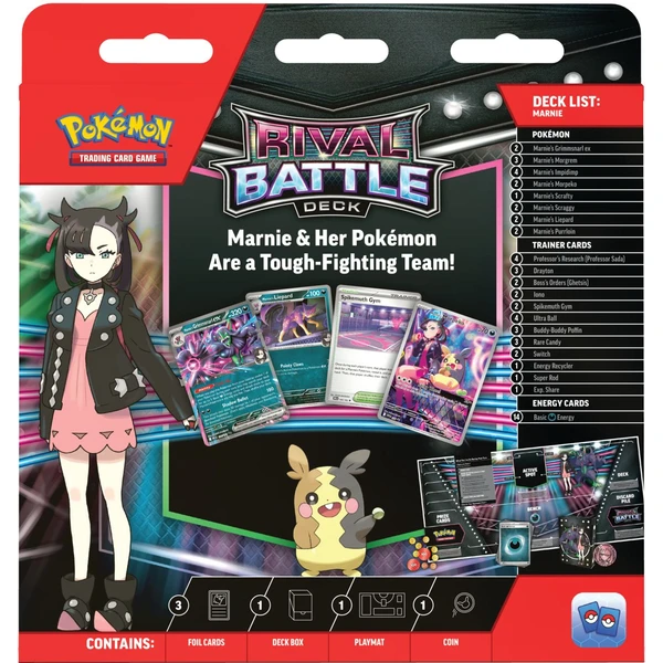 Pokémon TCG: Rival Battle Deck - Marnie & Steven - Pokémon karty - Obrázok WUQF000K01