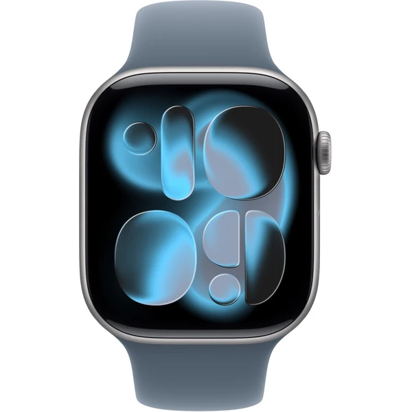 Apple Watch 49/46/45/44mm oceľovo modrý športový remienok M/L - Remienky - Obrázok WUWH000K01