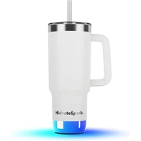 HidrateSpark PRO 2 Tumbler šikovný hrnček, 887 ml biely - Inteligentné fľaše