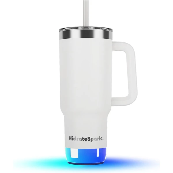 HidrateSpark PRO 2 Tumbler šikovný hrnček, 887 ml biely - Inteligentné fľaše - Hlavný obrázok