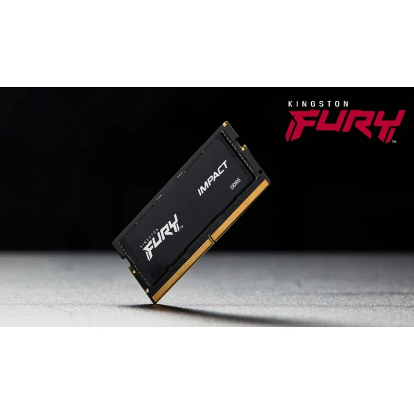 Kingston FURY Impact Black DDR5 16GB 4800MT/s CL38 SO-DIMM (1x16GB) XMP - Operačné pamäte - Obrázok WVAY600301