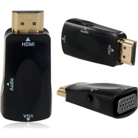 PremiumCord HDMI/VGA redukcia čierna - Káble a redukcie