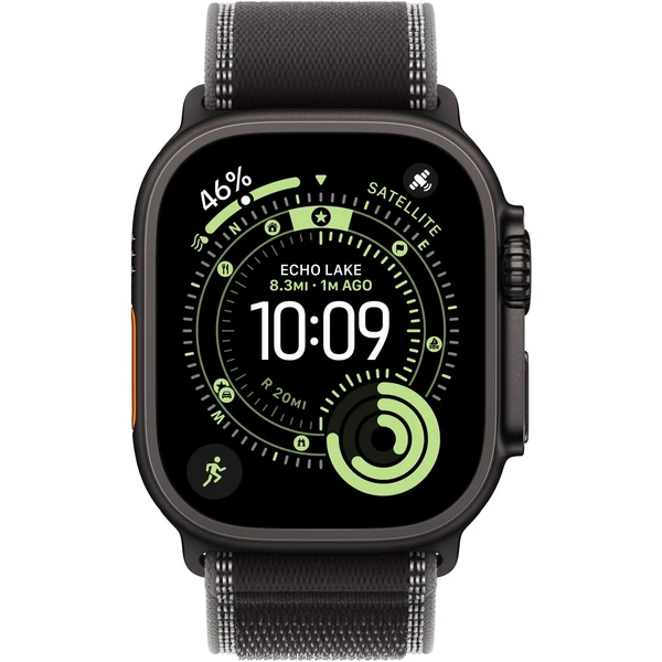 Apple Watch 49/46/45/44mm čierny/uhlový Trailový ťah M/L čierny titán - Remienky - Obrázok WWWH000K01