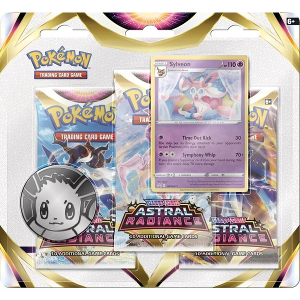 Pokémon TCG: SWSH10 Astral Radiance - 3 Blister Booster - Pokémon karty - Obrázok WYPA100501
