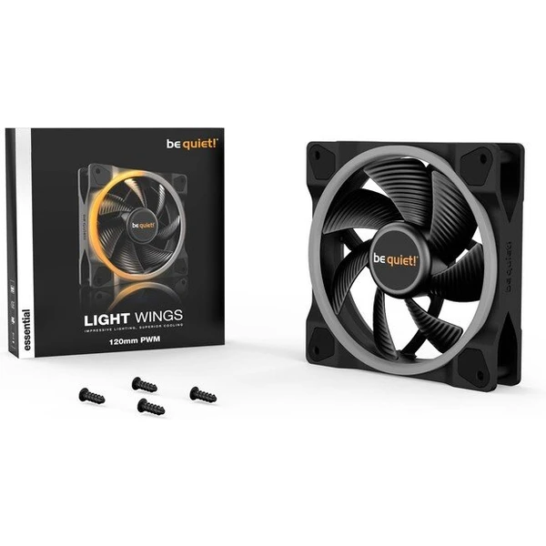 Be quiet! LIGHT WINGS 120mm - Ventilátory pre PC - Obrázok WYUG300401