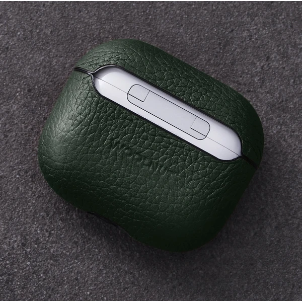Woolnut kožené púzdro pre AirPods 3. generácie tmavo zelené - Puzdra - Obrázok WZJR100501