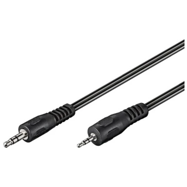 PremiumCord 3,5mm/2,5mm kábel 2m čierny - Káble a redukcie - Hlavný obrázok
