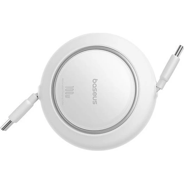 Baseus Free2Pull USB-C/USB-C napájací kábel 100W 1m biely - Káble a redukcie - Obrázok X02R000K01