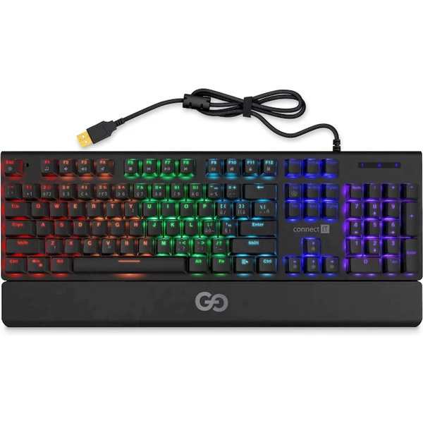 Connect It GG herná mechanická klávesnica (CZ/SK) čierna - Klávesnice - Hlavný obrázok
