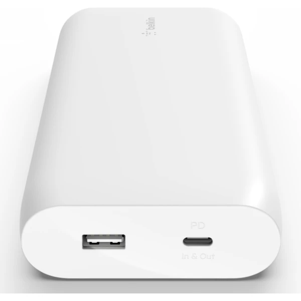 Belkin BOOST CHARGE USB-C Power Delivery PowerBanka, 20000mAh, biela - Powerbanky - Obrázok X0H4000L01