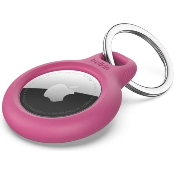 E-shop Belkin Secure holder púzdro na AirTag s krúžkom ružové