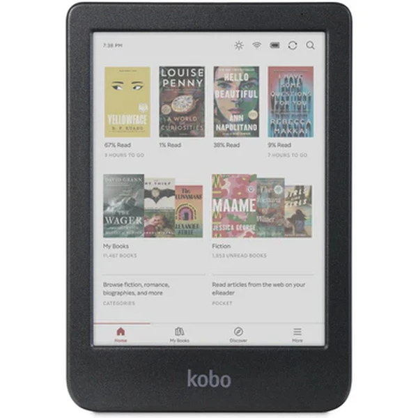 Kobo Clara Colour čítačka čierna - Čítačky elektronických kníh - Obrázok X0LB000K01