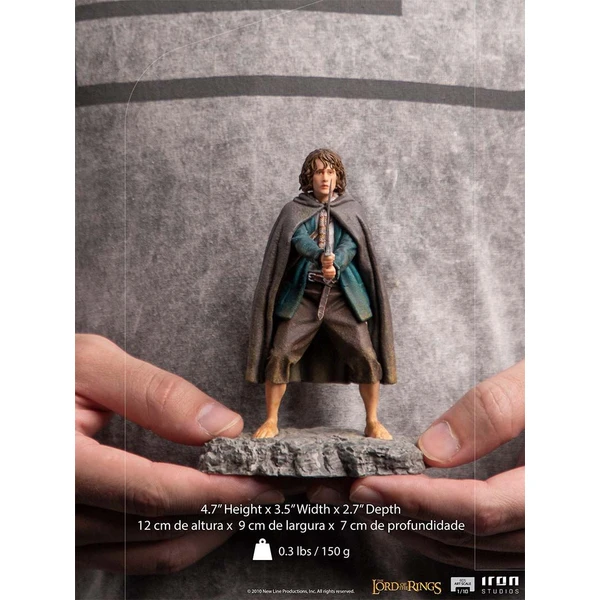 Soška Iron Studios BDS Lord of the Rings - Pippin 12 cm - Sochy a sošky - Obrázok X0M1000O01