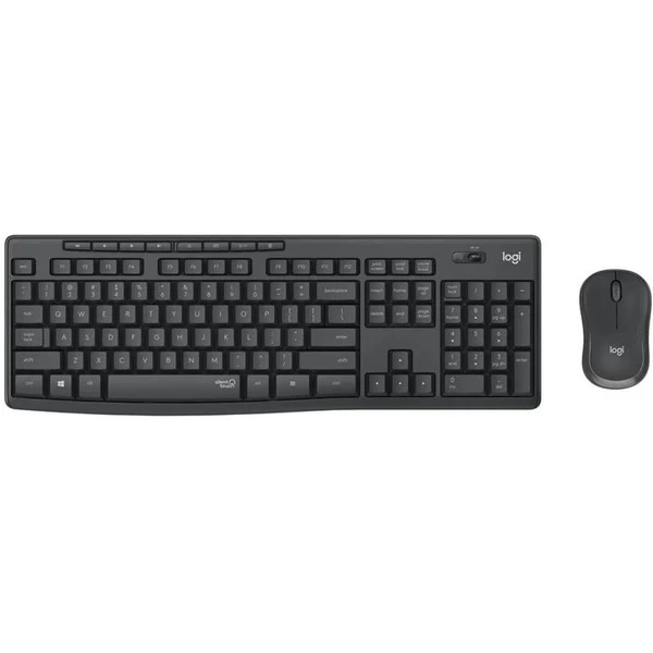 Logitech MK295 Silent Wireless Combo bezdrôtová klávesnica CZ/SK + myš čierna - Klávesnicové sety - Hlavný obrázok