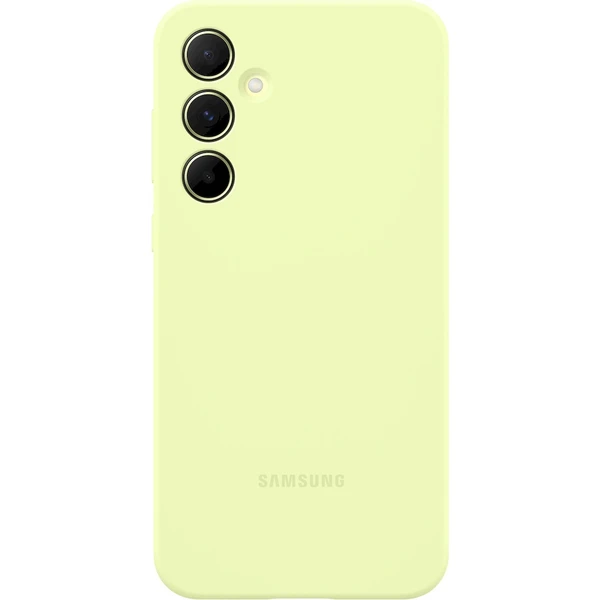 Samsung Silicone Case Galaxy A55 svetlo limetkový - Puzdra - Hlavný obrázok