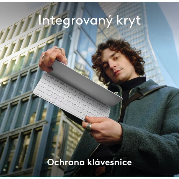 Logitech Keys to go 2 Apple bezdrôtová US klávesnica šedá - Klávesnice - Obrázok X145000J01