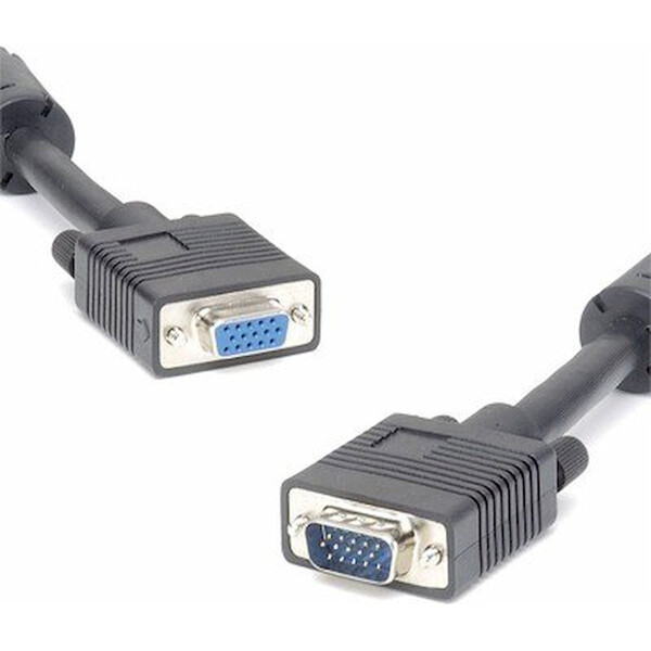 PremiumCord VGA/VGA predlžovací kábel 10m čierny - Káble a redukcie - Obrázok X1AS000K01