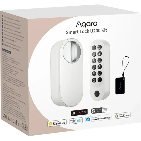 AQARA Smart Lock U200 Kit Revízia 2025 šikovný zámok biely - Inteligentné zámky - Obrázok X1FR000K01