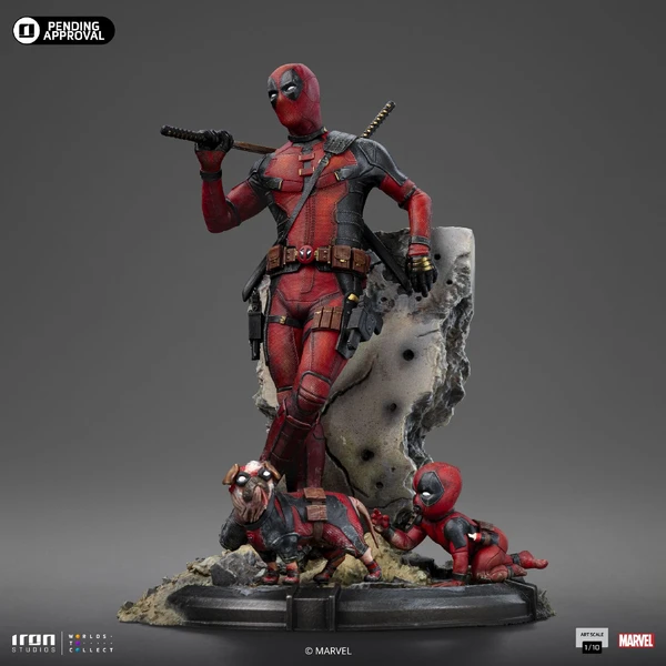 Soška Iron Studios Art Scale 1/10 Deadpool & Wolverine - Deadpool - Sochy a sošky - Obrázok X1M7000J01