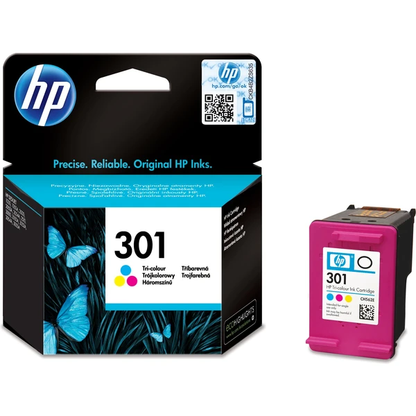 HP CH562EE č. 301 Viacfarebná originálna - Cartridge - Obrázok X1OE100501