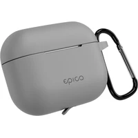Epico silikónové puzdro s karabínou AirPods Pro 3 šedá - Puzdra