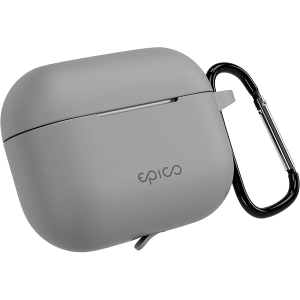 Epico silikónové puzdro s karabínou AirPods Pro 3 šedá - Puzdra - Hlavný obrázok