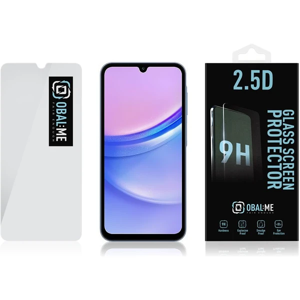 Obal:Me 2.5D Tvrdené sklo Samsung Galaxy A15 4G číre - Ochranné fólie a sklo - Obrázok X1U0000K01