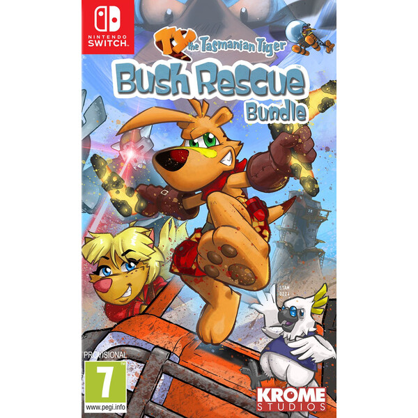 E-shop TY the Tasmanian Tiger HD: Bush Rescue Bundle (Switch)