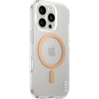 PanzerGlass® CARE kryt Apple iPhone 16 Pro MagSafe Urban Combat číry/broskyňový - Puzdra