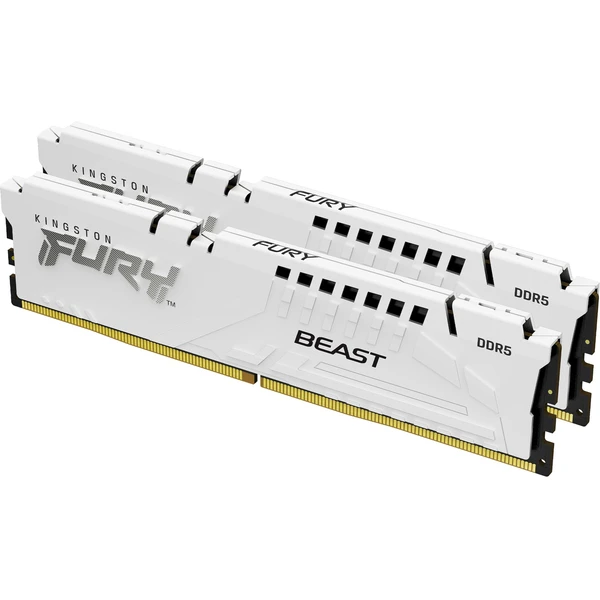 Kingston FURY Beast White DDR5 32GB 6000MT/s CL36 DIMM (2x16GB) EXPO/XMP - Operačné pamäte - Hlavný obrázok