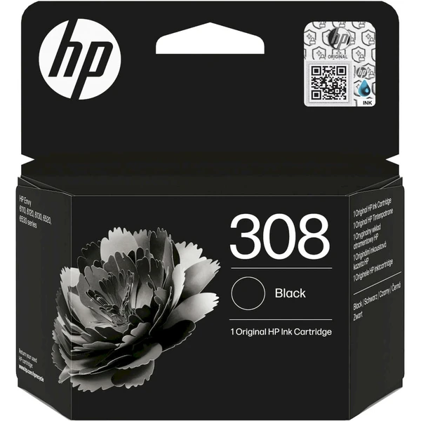HP 7FP21UE č. 308 čierna originálna - Cartridge - Hlavný obrázok