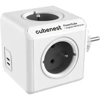 CubeNest PowerCube Original USB PD 35W, 2x USB-C, sivá - Zásuvky