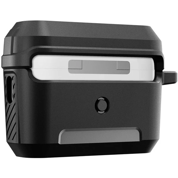Spigen Lock Fit odolné puzdro Apple AirPods Pro 2 Gen. matne čierne - Puzdra - Obrázok X305000J01