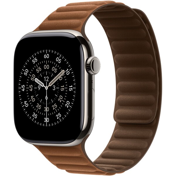 E-shop Apple Watch 49/46/45/44mm karamelový magnetický ťah S/M