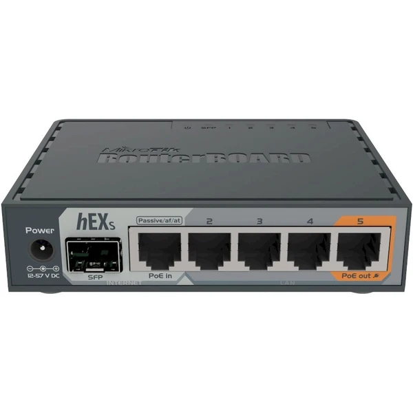 MikroTik BOARD RB760iGS hEX S router čierny - Wi-Fi routery - Obrázok X38B000O01