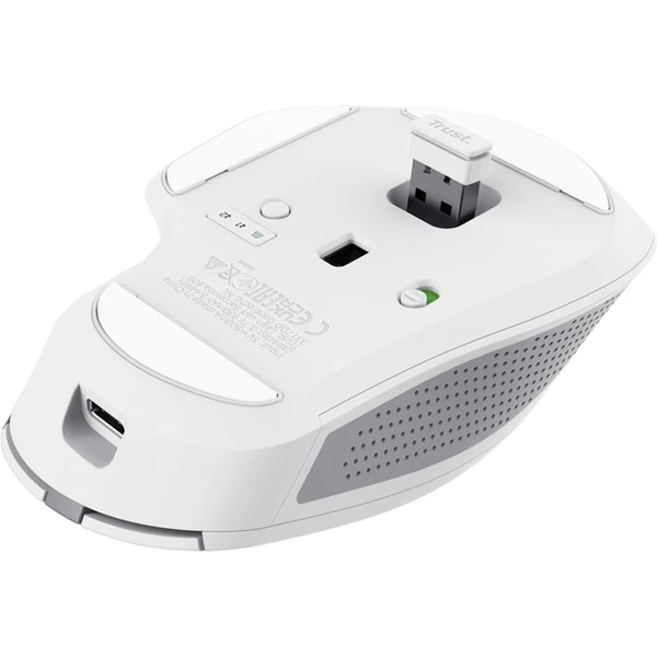 Trust Ozaa+ multi-connect bezdrôtová myš, biela - Myši - Obrázok X392000K01