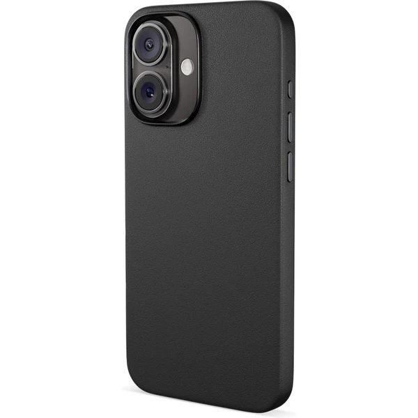 Epico Mag+ Leather kryt pre iPhone 16 čierna - Puzdra - Obrázok X3FA000K01