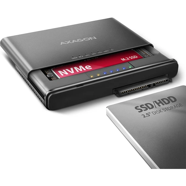 AXAGON ADSA-CC USB-C NVMe M.2 SSD 2.5'/3.5 SSD/HDD adaptér - Externé boxy - Hlavný obrázok