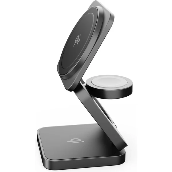 Cubenest SQ312 Fold Pro Qi2 (MagSafe) 3v1 magnetická nabíjačka čierna - Nabíjačky - Obrázok X3PF000N01