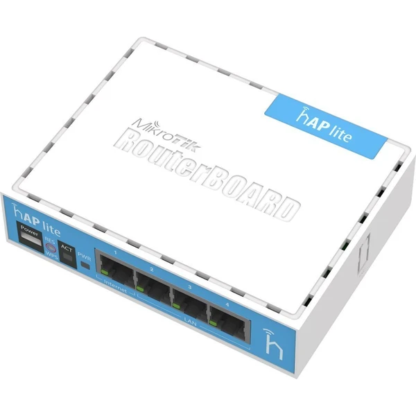 MikroTik RouterBOARD RB941-2nD hAP-Lite prístupový bod biely - Access pointy - Hlavný obrázok