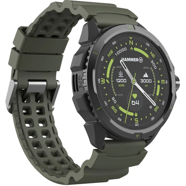 myPhone Hammer Watch 2 múdre hodinky zeleno-čierne - Inteligentné hodinky - Obrázok X3XF000N01