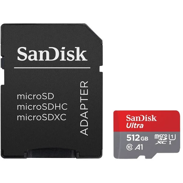 SanDisk Ultra microSDXC 512GB + SD adaptér - Pamäťové karty - Obrázok X432000P01