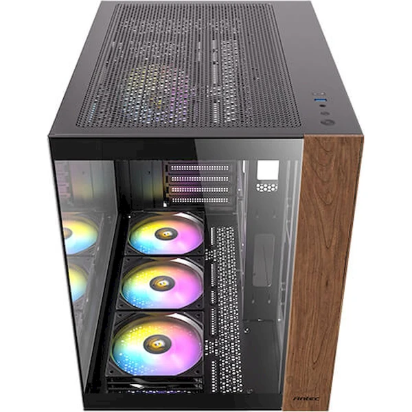 Antec CX800 Wood ARGB hnedá - Počítačové skrine - Obrázok X43P000K01