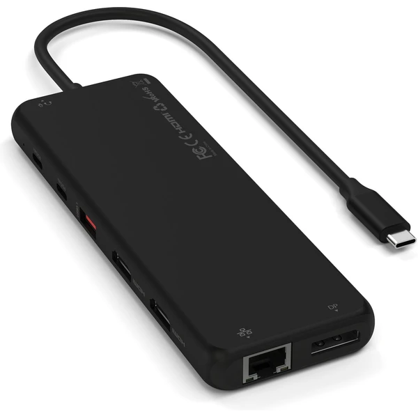 Satechi 13v1 USB-C adaptér s displejovým multiportom čierny - USB huby - Obrázok X4BF000O01