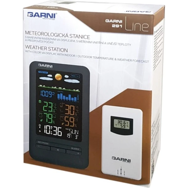 GARNI 291 Line Meteorologická stanica čierna - Meteorologické stanice - Obrázok X4D5000N01