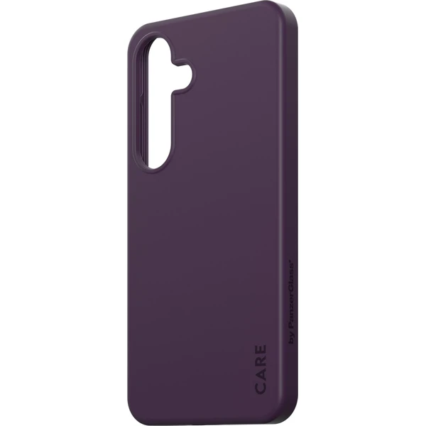 PanzerGlass® CARE kryt Samsung Galaxy S25 Fearlessly fialový (Plum Purple) QI - Puzdra - Obrázok X4FC000J01