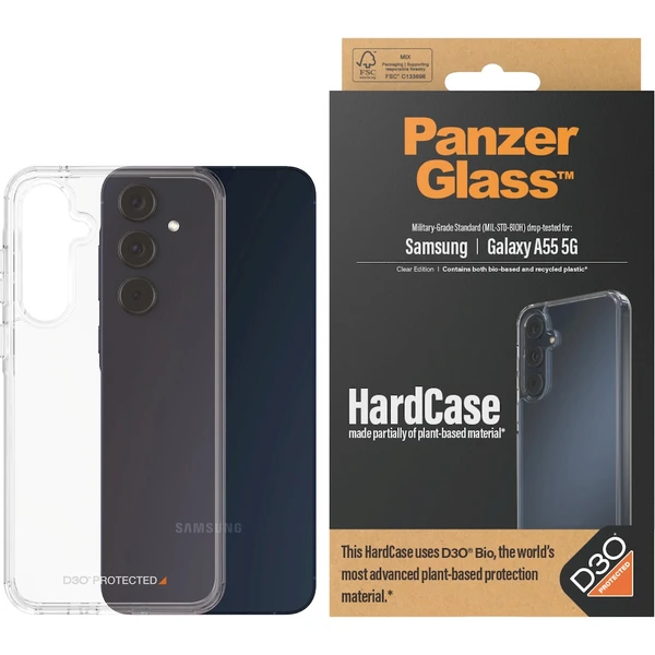 PanzerGlass HardCase D3O Samsung Galaxy A55 5G číry - Puzdra - Obrázok X4G3000P01