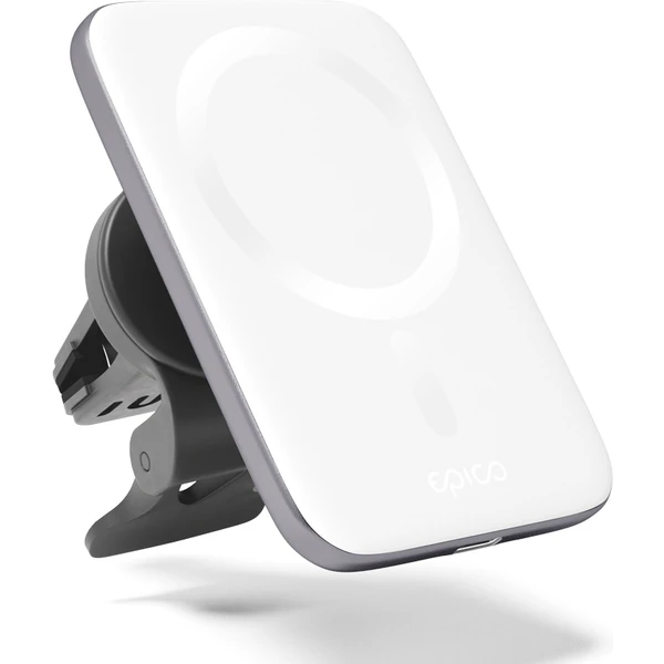 EPICO Ultrathin Wireless Car Charger s MagSafe strieborná/biela - Držiaky - Obrázok X4ML300401